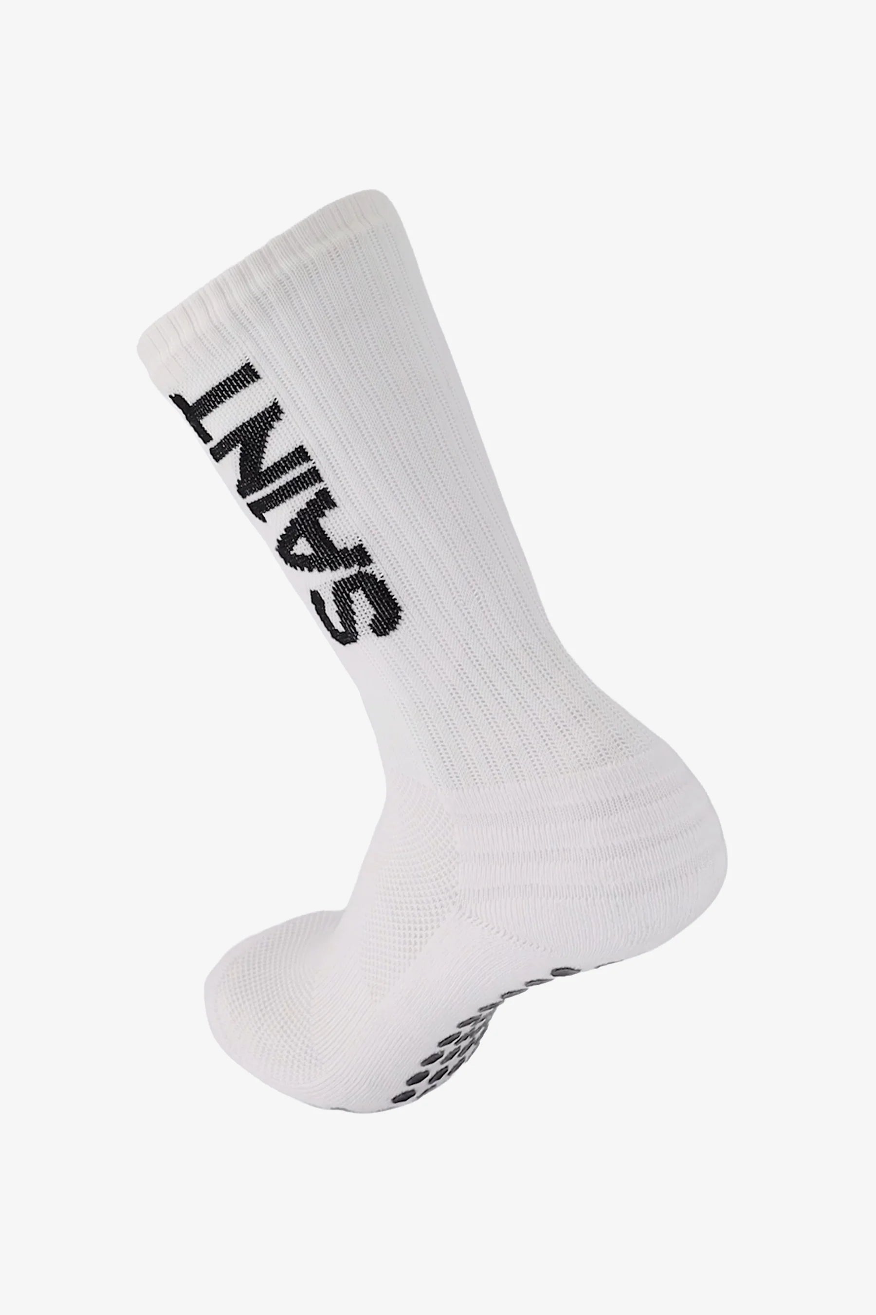 Cotton/Nylon Grip Socks | White