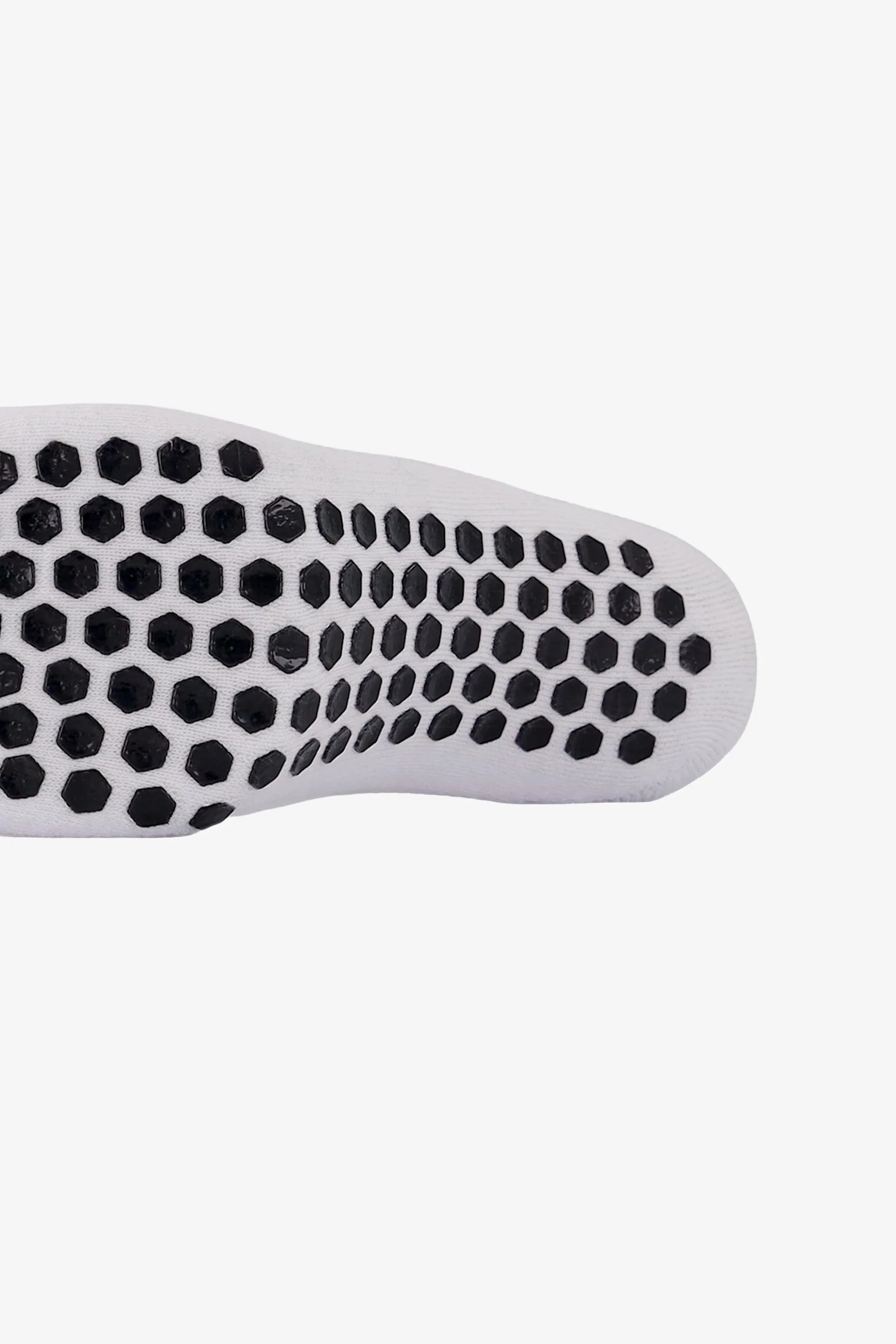 Cotton/Nylon Grip Socks | White