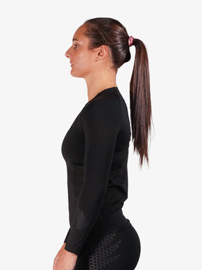 W Compression L/S Top | Black