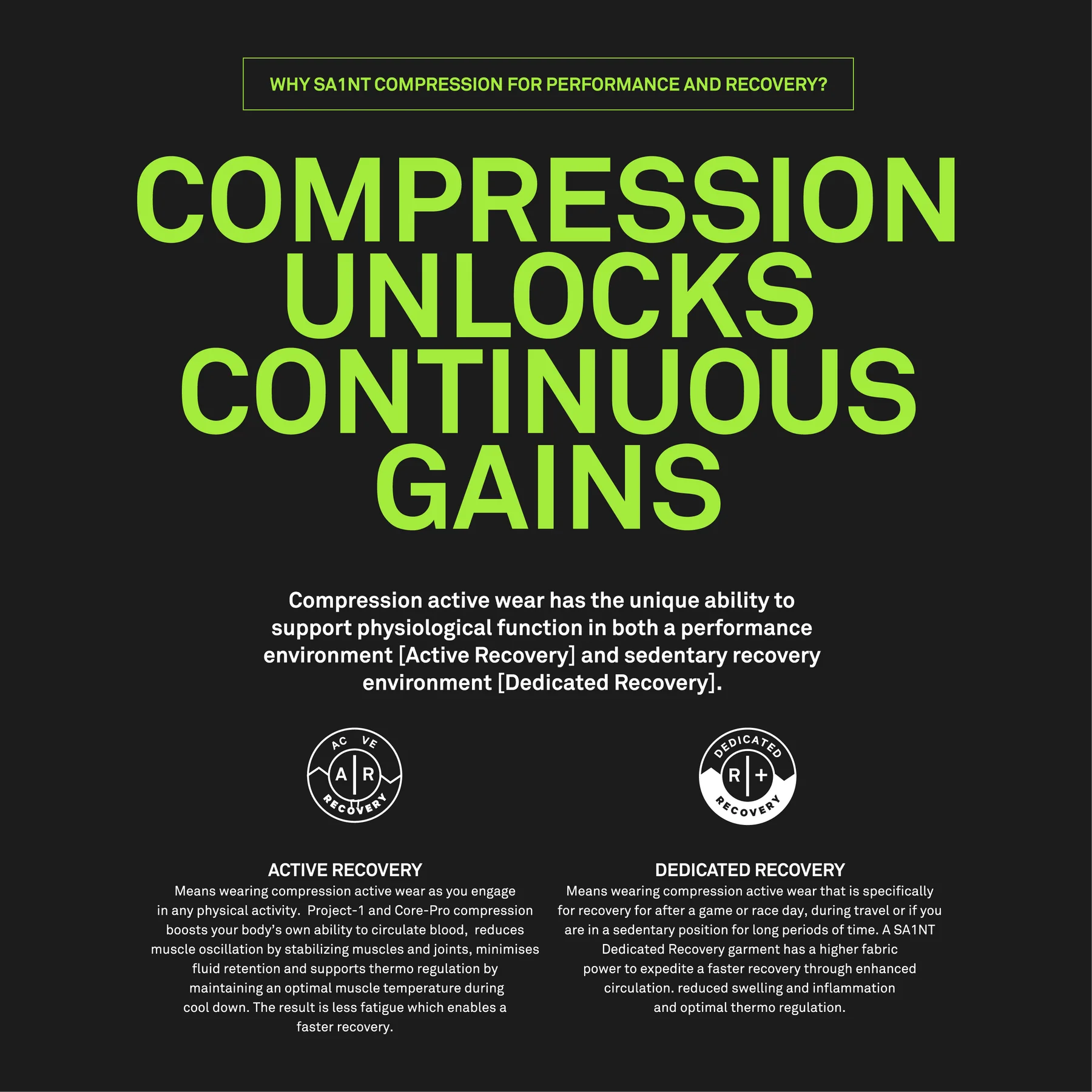 W P1 Elite Compression Tights - Low Rise | Black