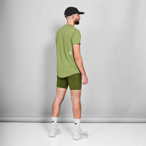 Logo Combat T-shirt | Green Melange