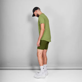 Logo Combat T-shirt | Green Melange