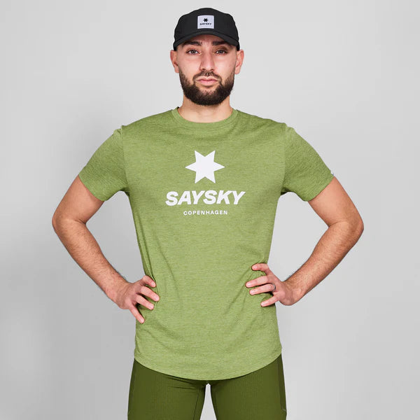 Logo Combat T-shirt | Green Melange