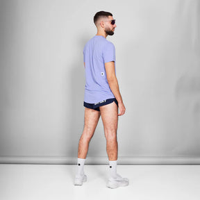 Logo Combat T-shirt | Purple Melange