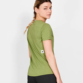 W Logo Combat T-shirt | Green Melange