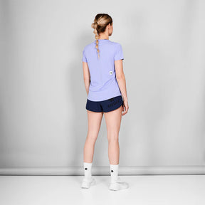 W Logo Combat T-shirt | Purple Melange