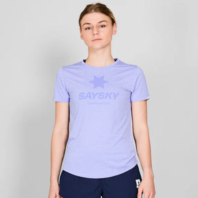 W Logo Combat T-shirt | Purple Melange
