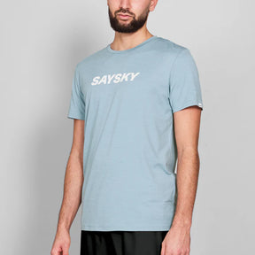 Logo Pace T-Shirt | Blue Melange