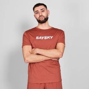 Logo Pace T-Shirt | Red Melange