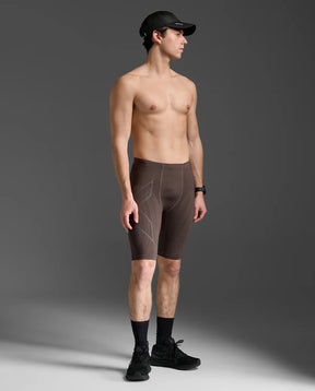 Light Speed Compression Shorts | Raisin/Raisin Reflective
