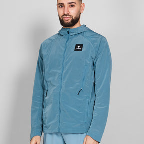 Clean Hooded Jacket  | Blue