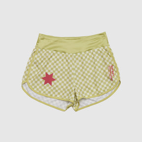 Checker 2 in 1 Pace Shorts 3" | GREEN
