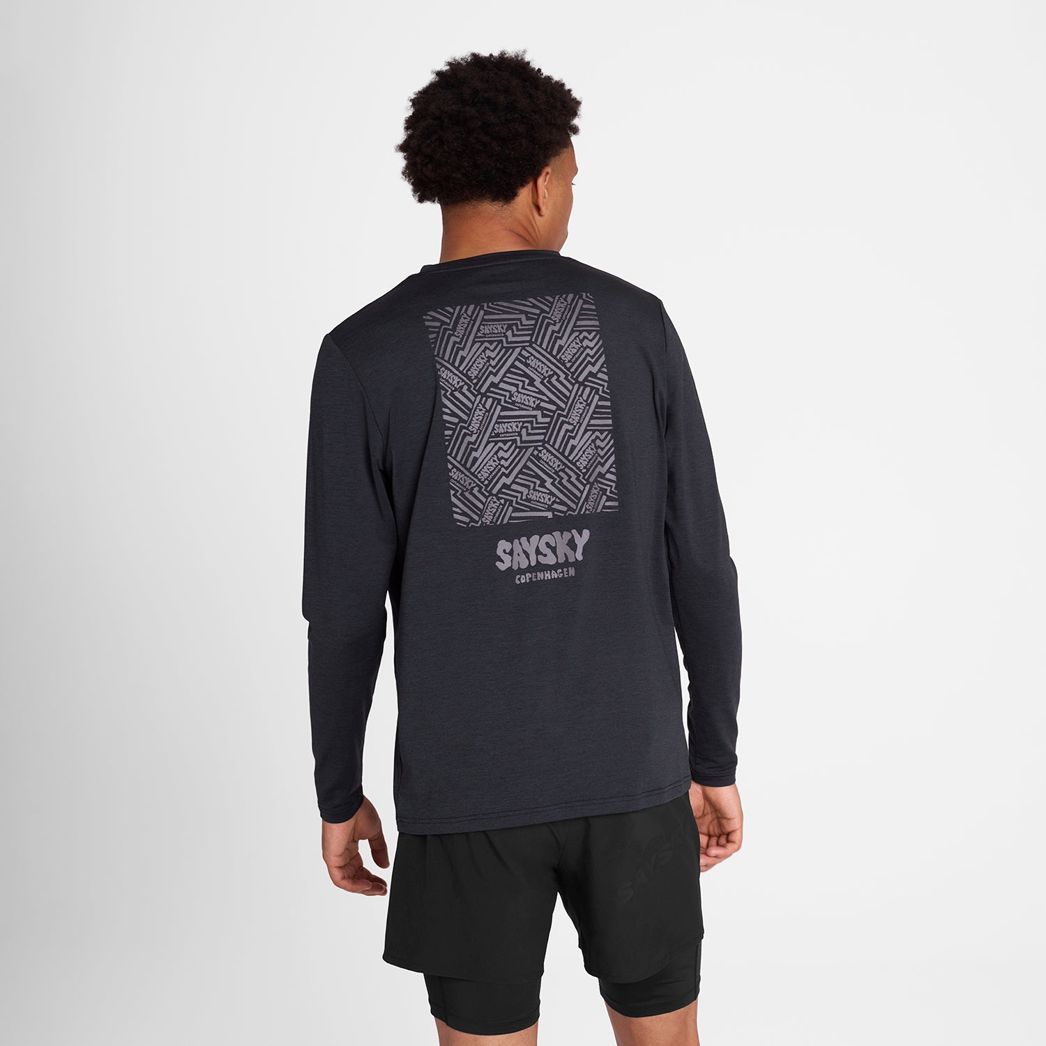 M Reflective Pace Long Sleeve | Black