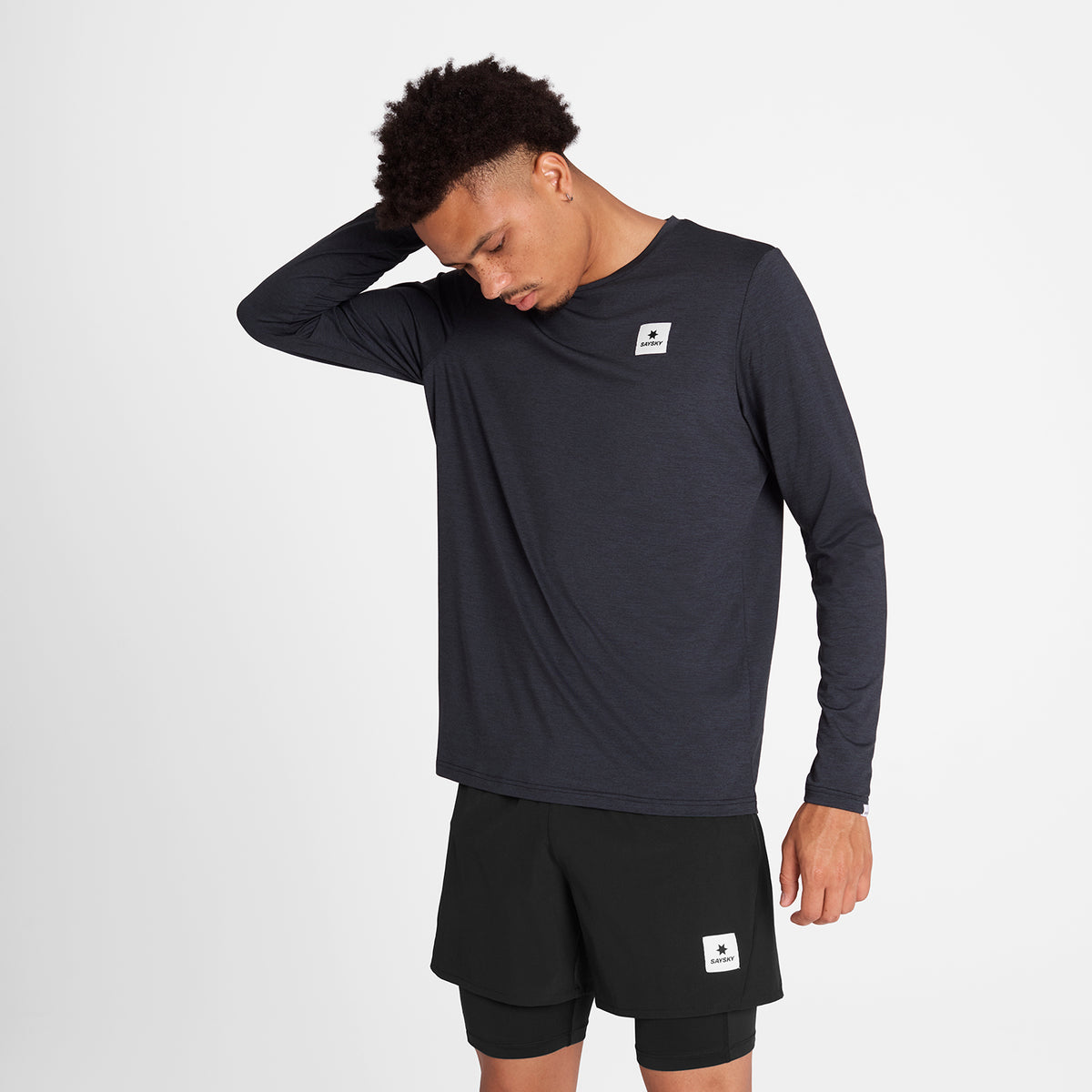 M Reflective Pace Long Sleeve | Black