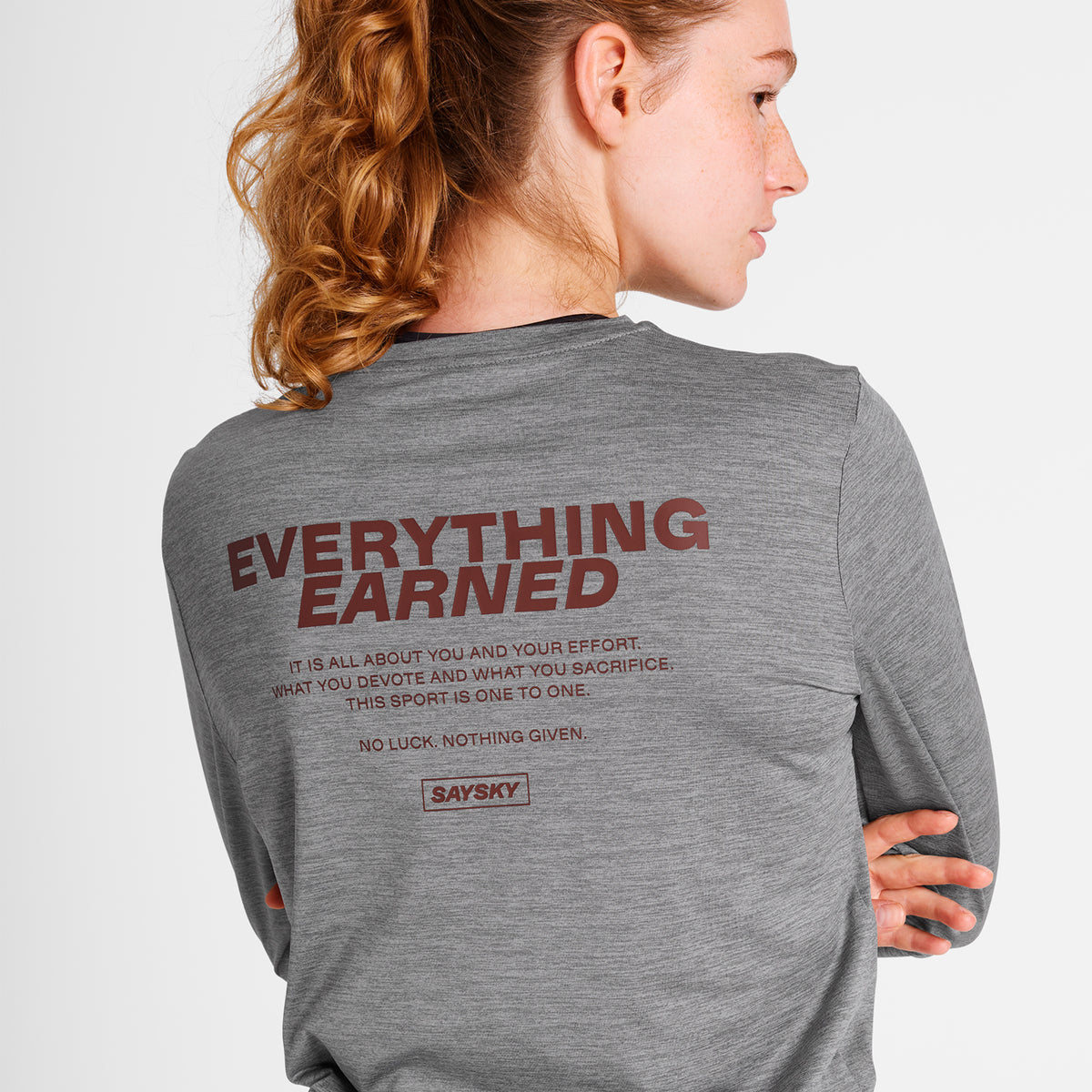 Statement Pace Long Sleeve | Grey