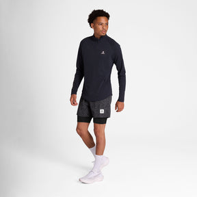 M Reflective Pace 2 in 1 Shorts 5'' | Black