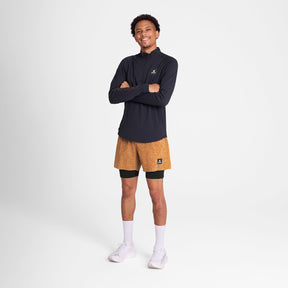 M Reflective Pace 2 in 1 Shorts 5'' | Orange