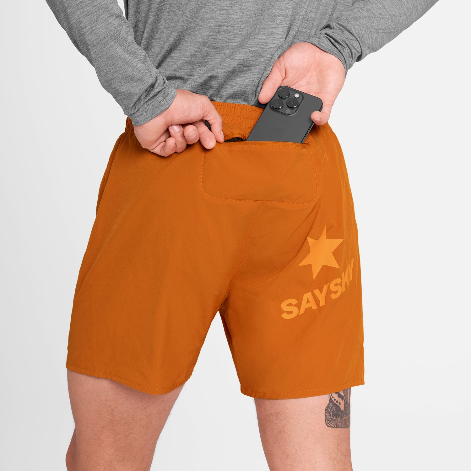 M Pace Shorts 5'' | Orange