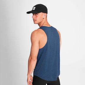 M Logo Combat Pro Singlet | Blue