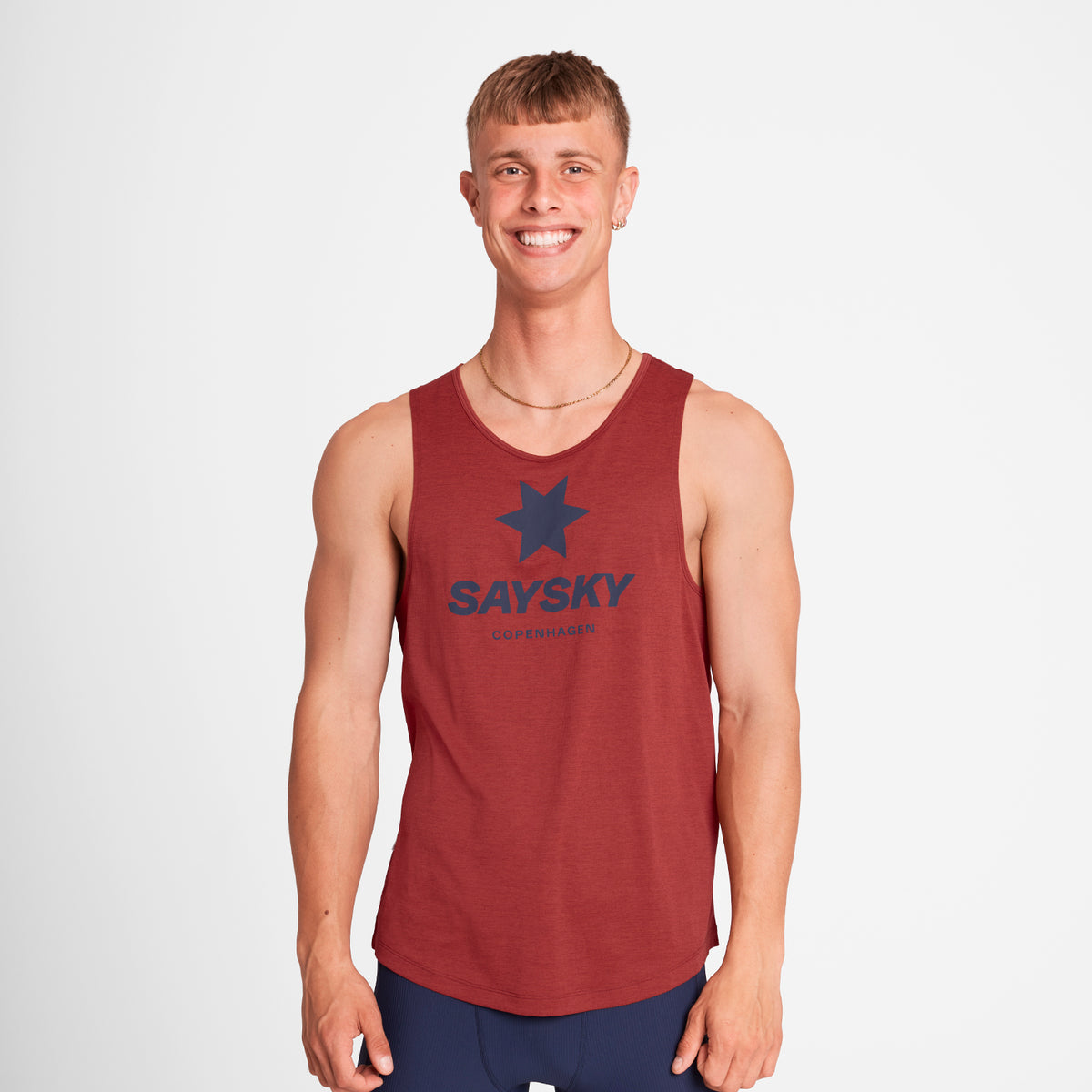 M Logo Combat Pro Singlet | Red