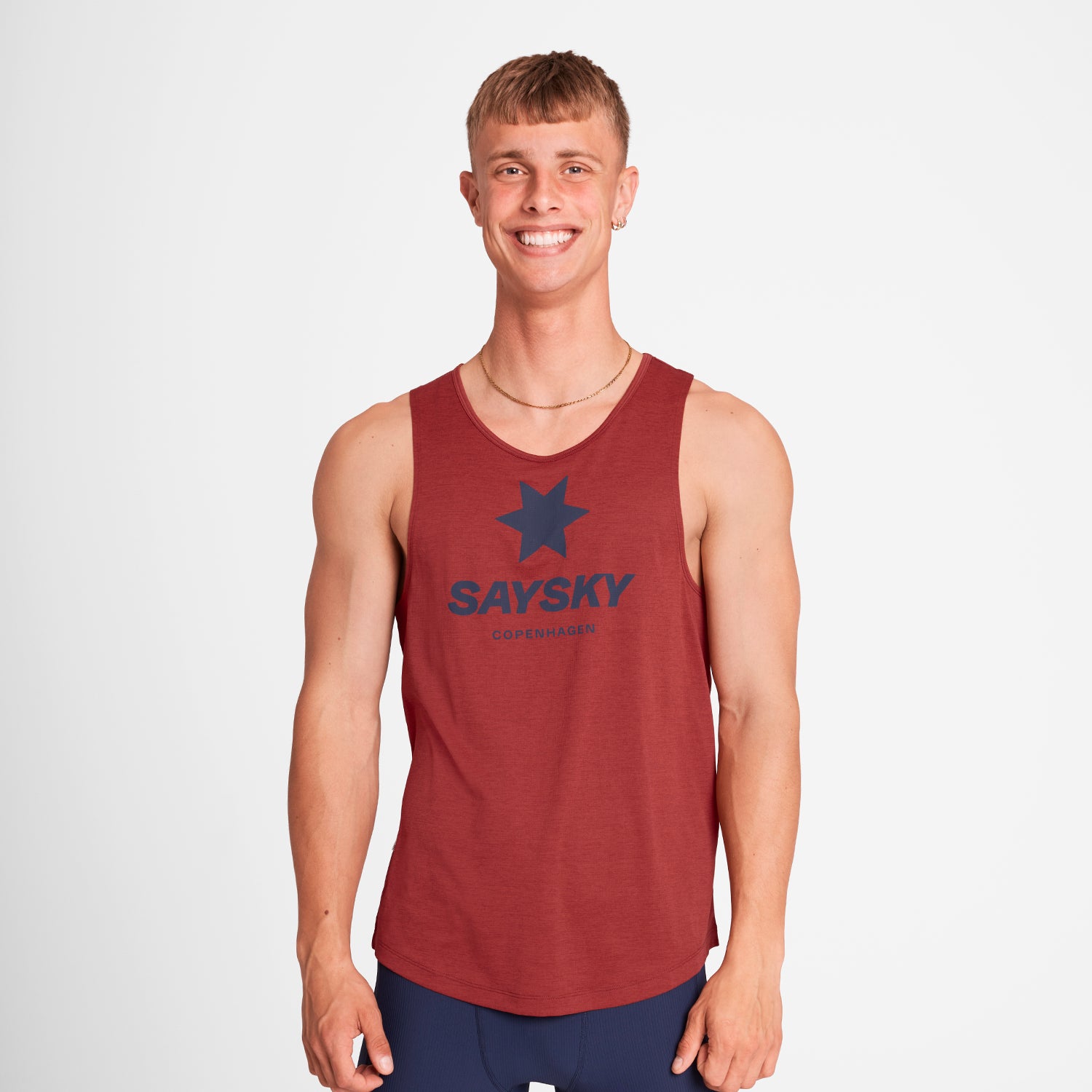 M Logo Combat Pro Singlet | Red