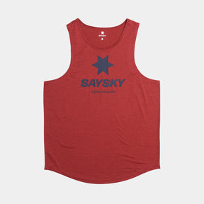 M Logo Combat Pro Singlet | Red