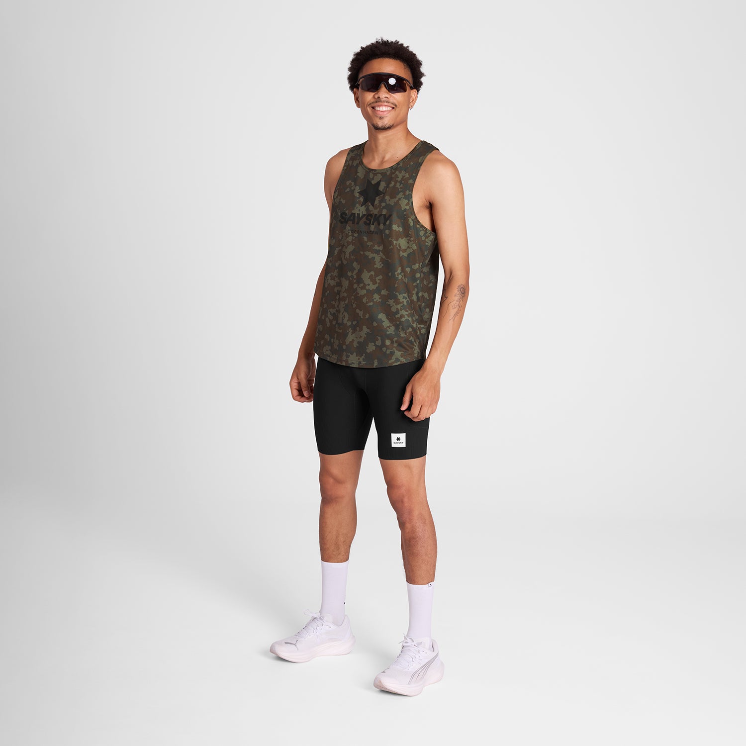 M Camo Combat Singlet | Brown