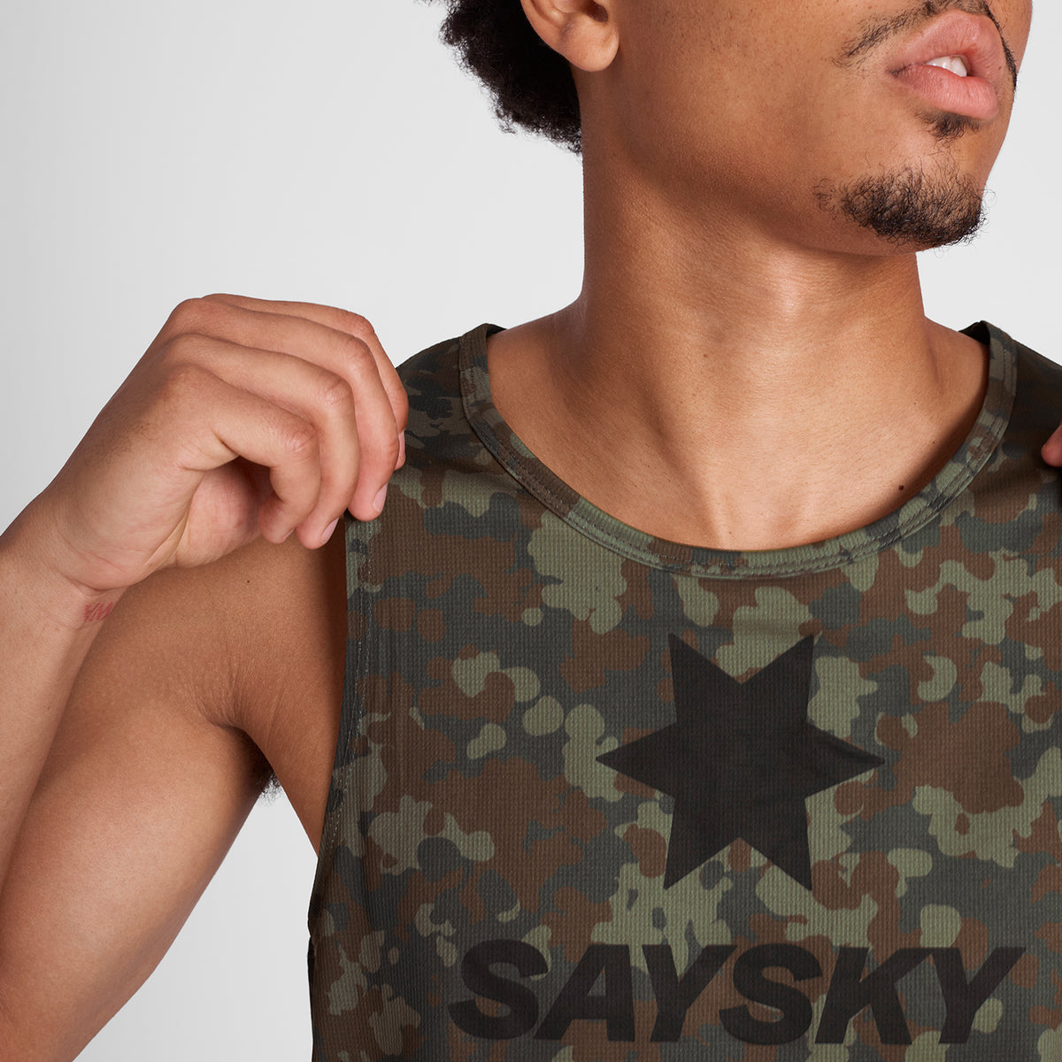 M Camo Combat Singlet | Brown