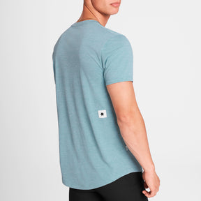 M Logo Combat Pro T-shirt | Blue Melange