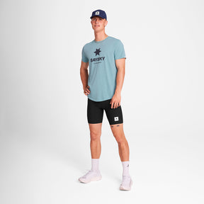 M Logo Combat Pro T-shirt | Blue Melange