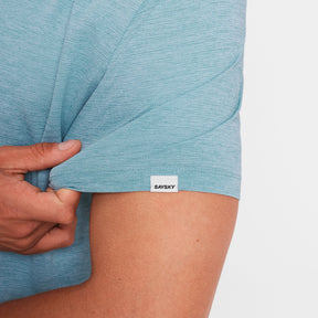 M Logo Combat Pro T-shirt | Blue Melange