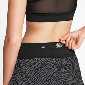 W Reflective Pace 2 in 1 Shorts 3" | Black
