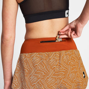 W Reflective Pace 2 in 1 Shorts 3" | Orange