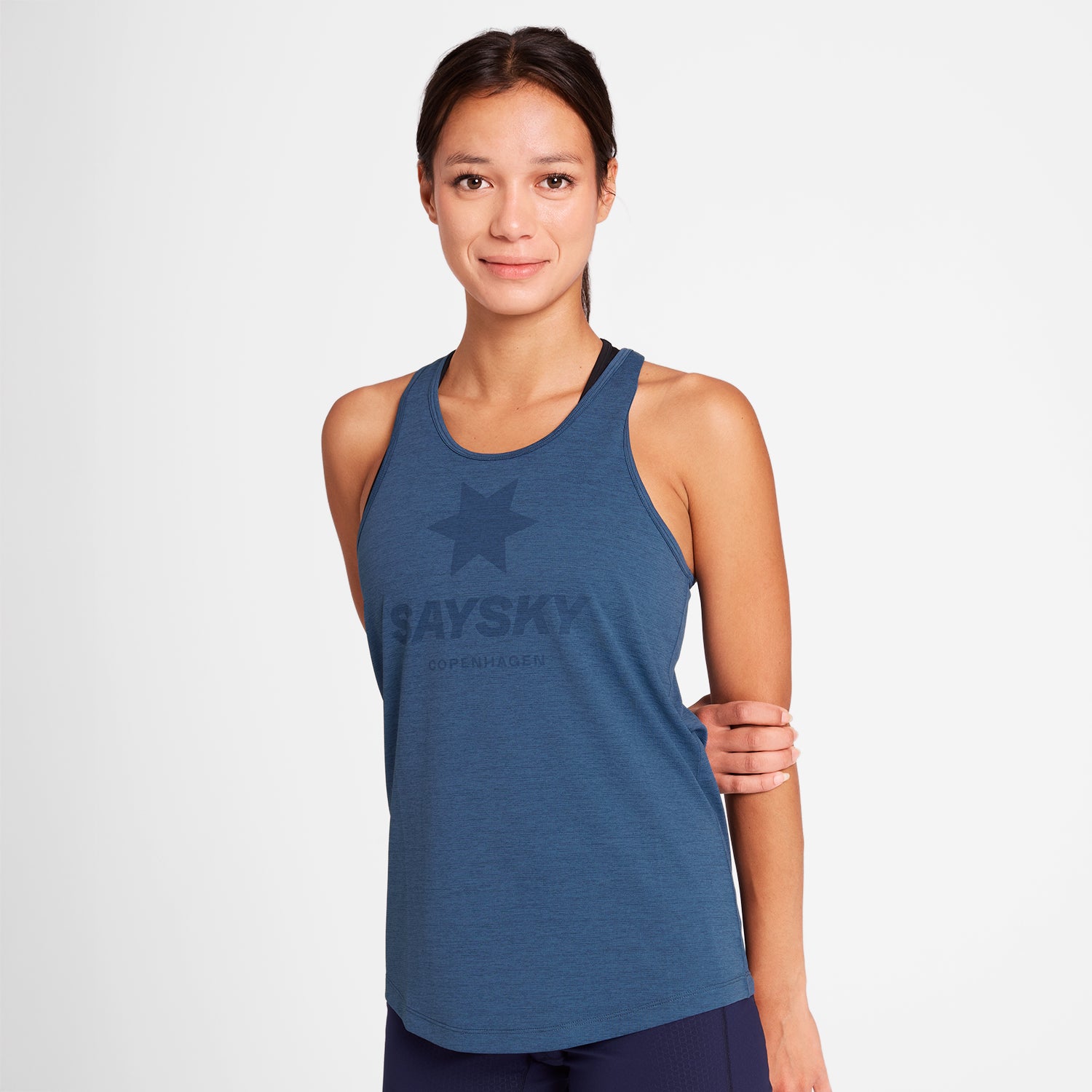 W Logo Combat Pro Singlet | Blue