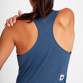 W Logo Combat Pro Singlet | Blue