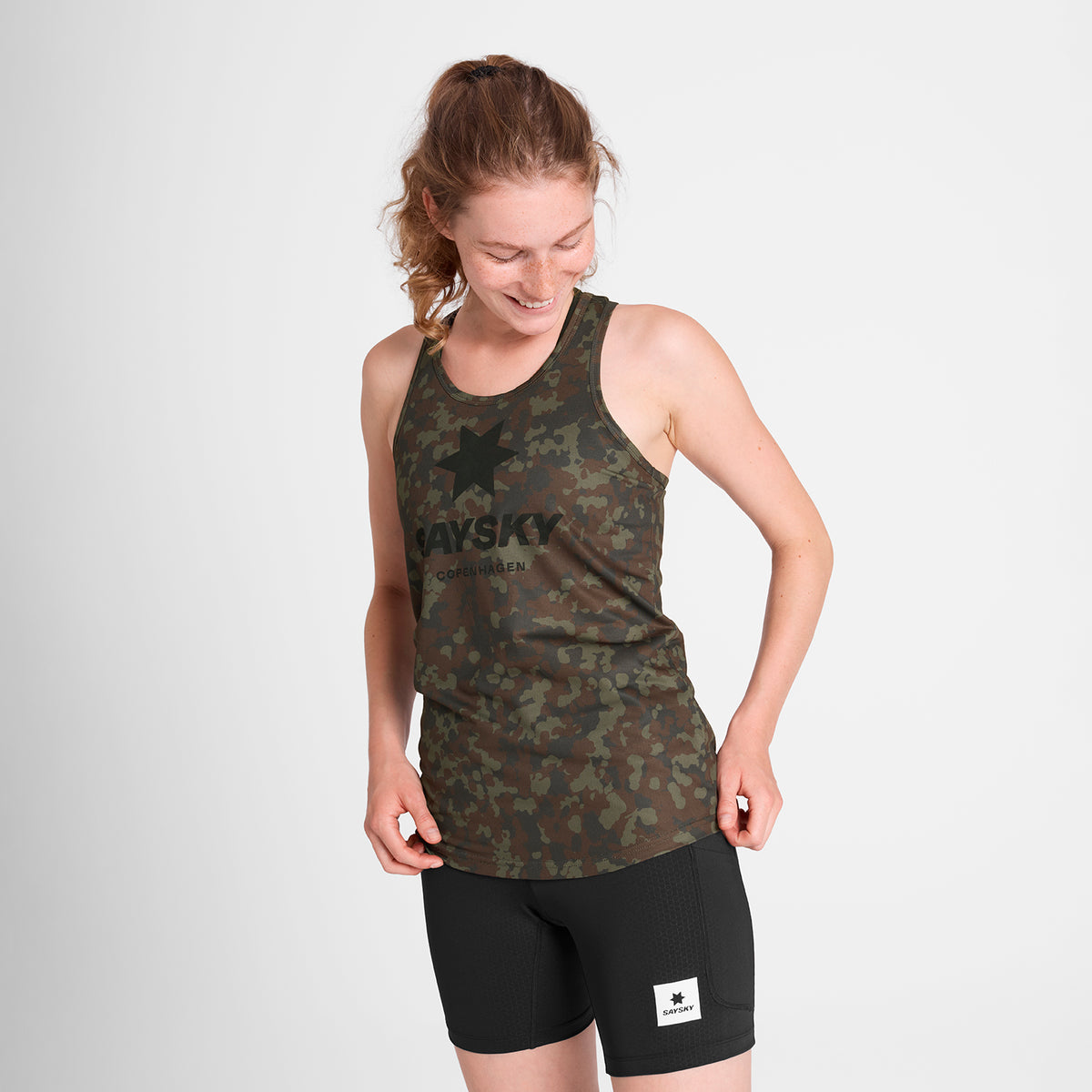 W Camo Combat Singlet | Brown