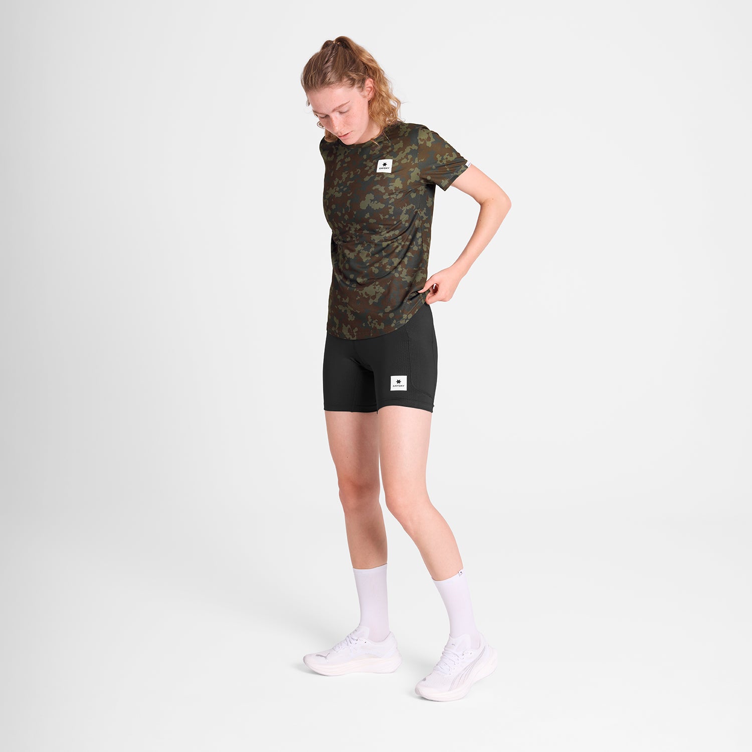 W Camo Combat T-Shirt | Brown