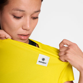 W Reactive Flow T-Shirt | Yellow