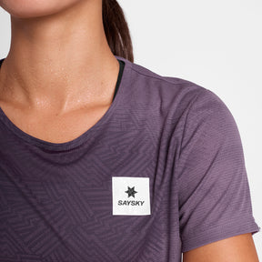 W Reactive Flow T-Shirt | Purple