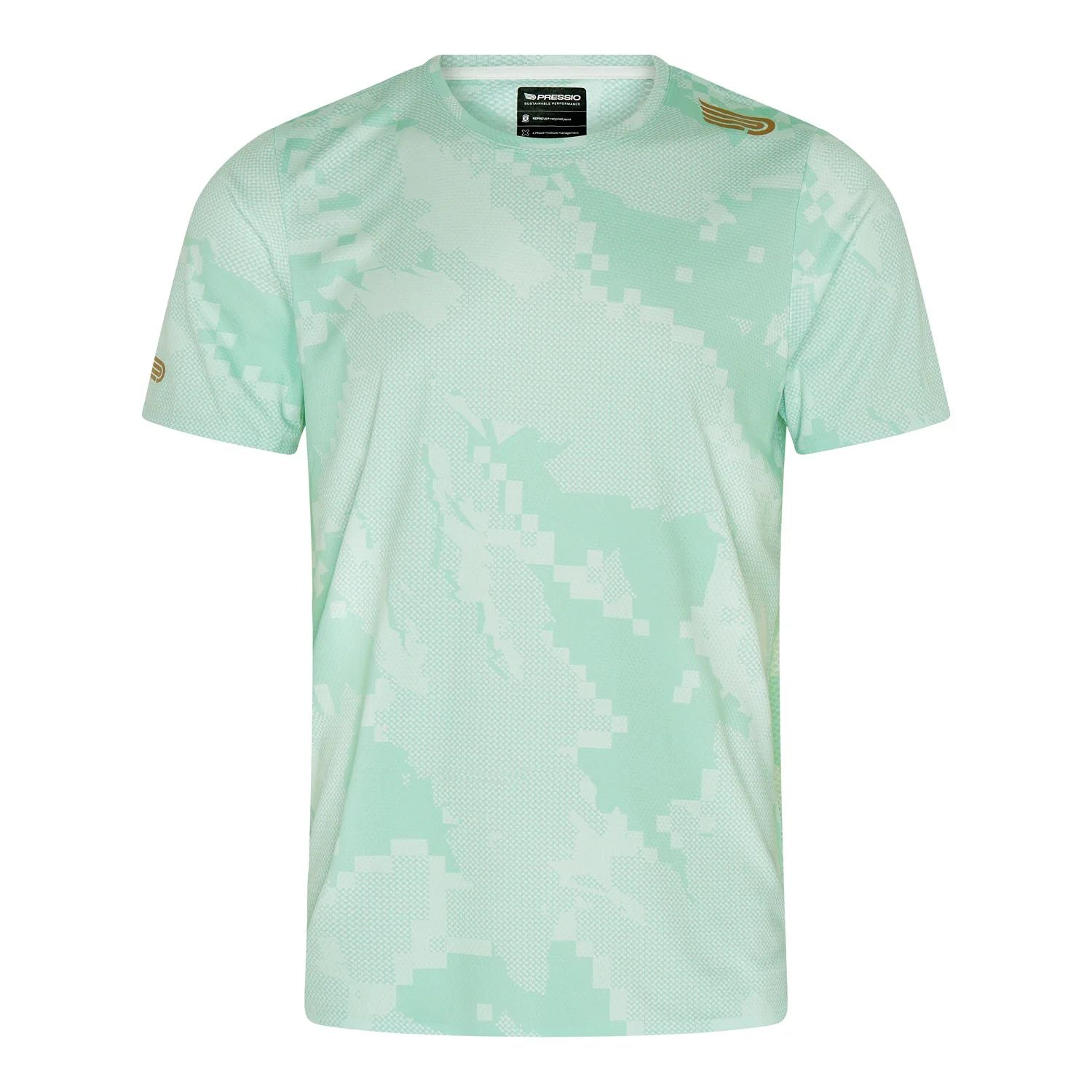M Elite S/S Top | Camo Mint