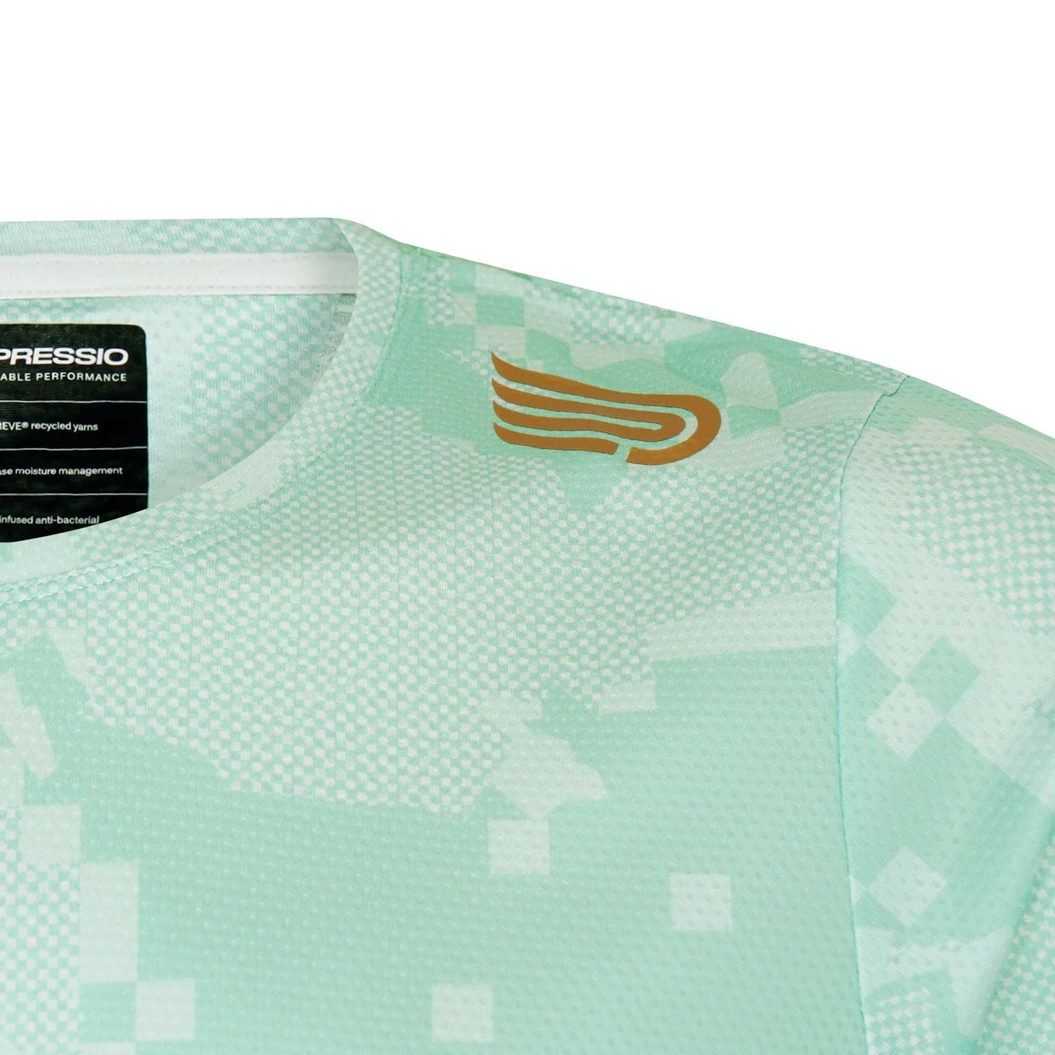 M Elite S/S Top | Camo Mint