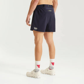 Men's Elite 4.5" Shorts | Navy/Sliver