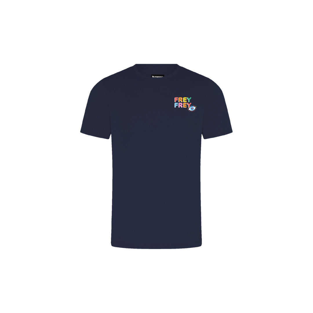 M Frey Frey x Pressio Tee | Navy