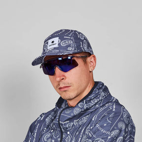Paisley Combat Cap | Blue Paisley
