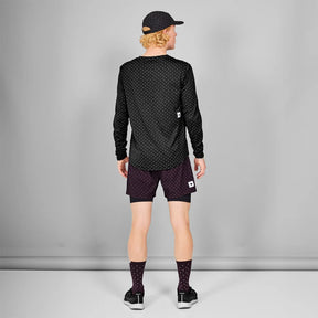 Polka 2 In 1 Pace Shorts 5" | Reflective Purple