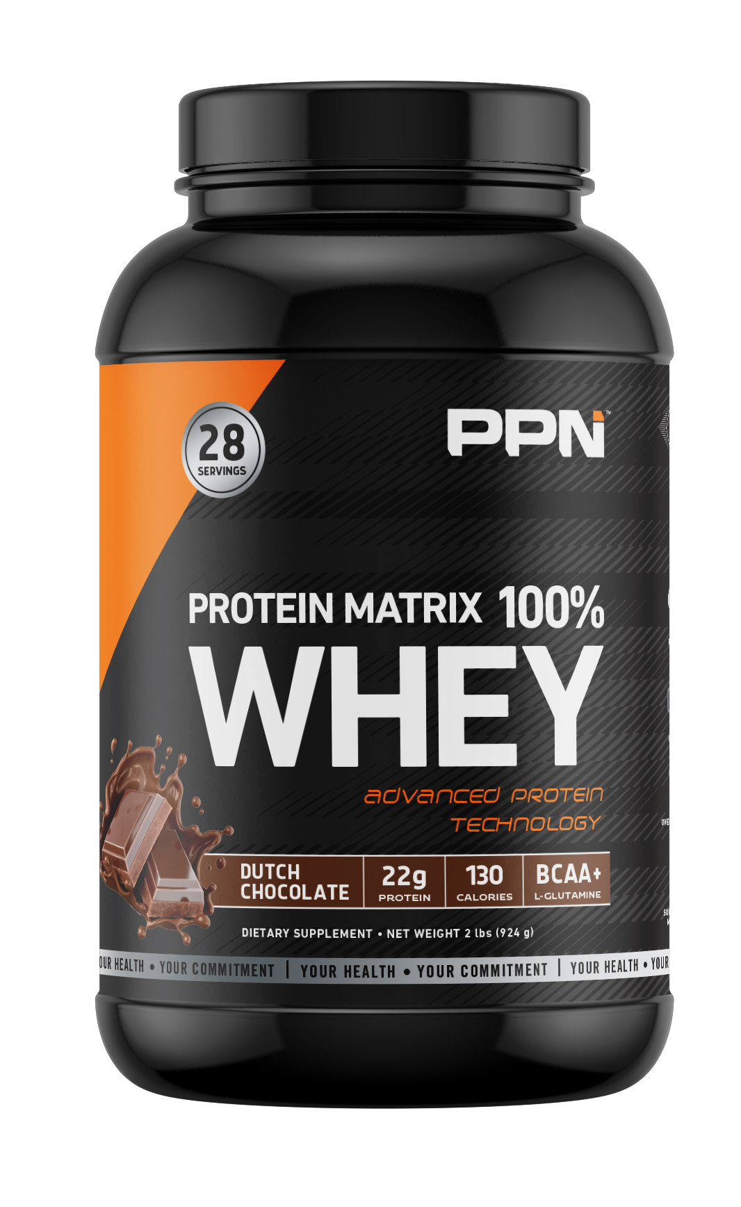 Protein Matrix 100% Whey (924g/2lbs) | Dutch Chocolate