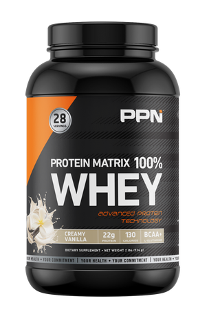 Protein Matrix 100% Whey (924g/2lbs) | Creamy Vanilla