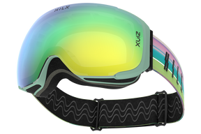 偵察 |霧面淺綠色+藍色偏光鏡片+額外PC鏡片+額外背帶