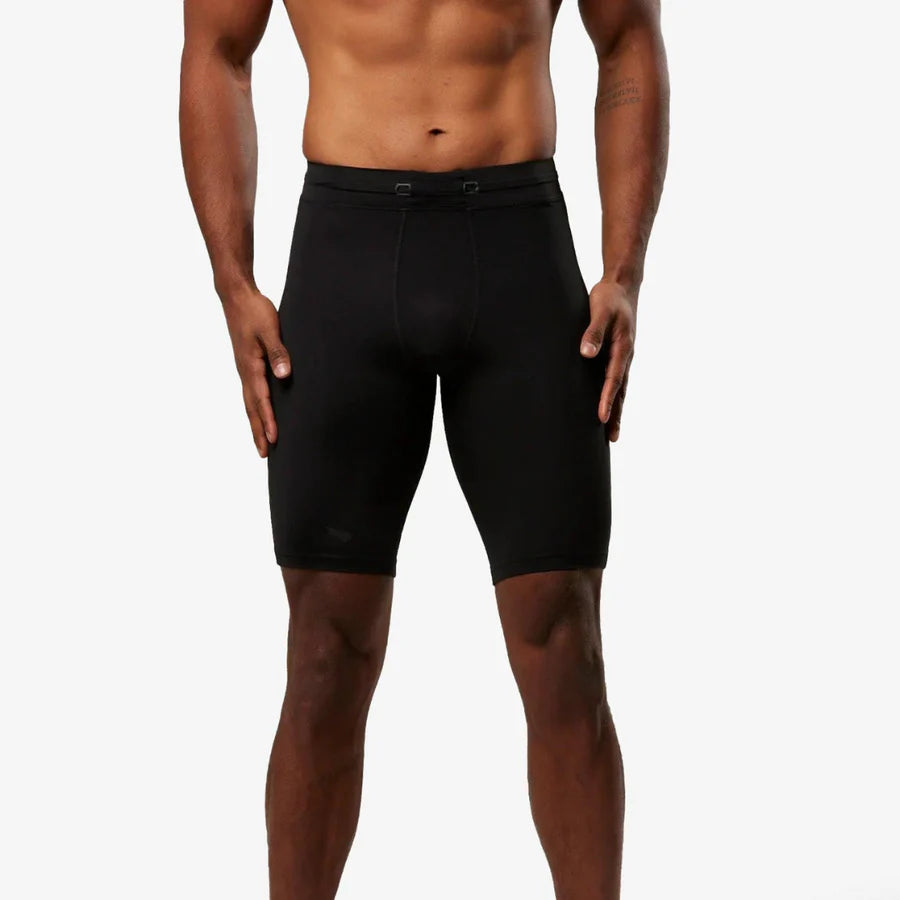M Compression Run Shorts | Black