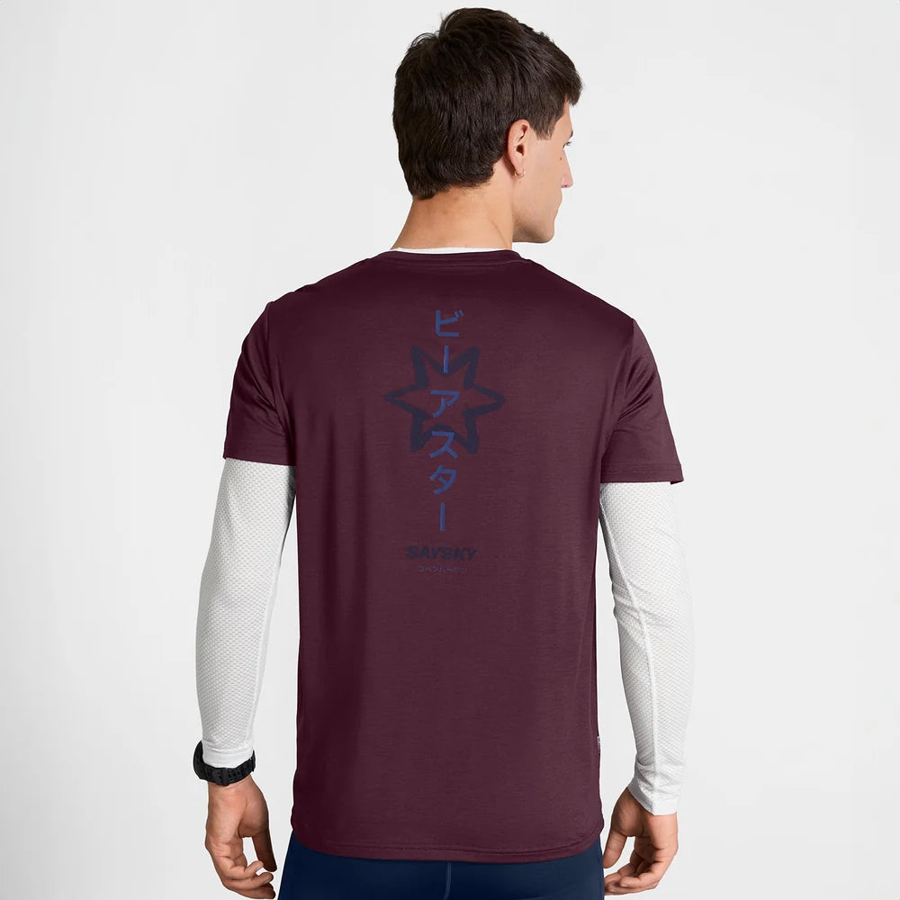Statement Pace T-Shirt | Burgundy